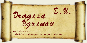 Dragiša Ugrinov vizit kartica